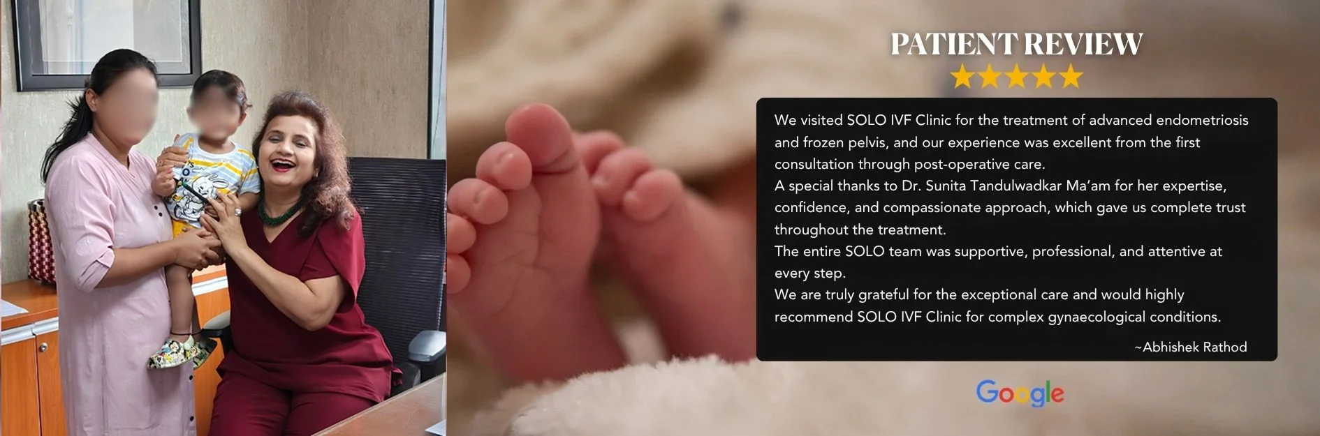 Patient review by Abhishek Rathod